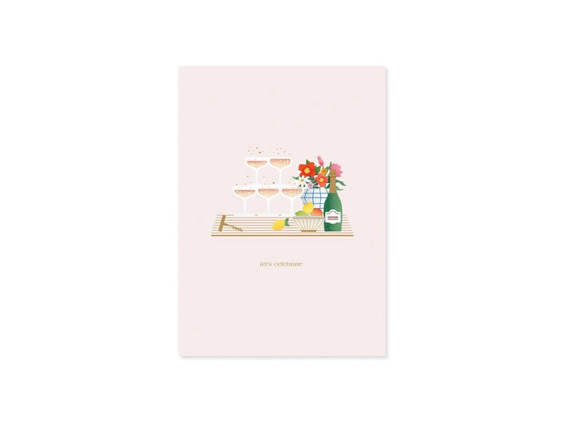 Bar Cart Pop-Up Card