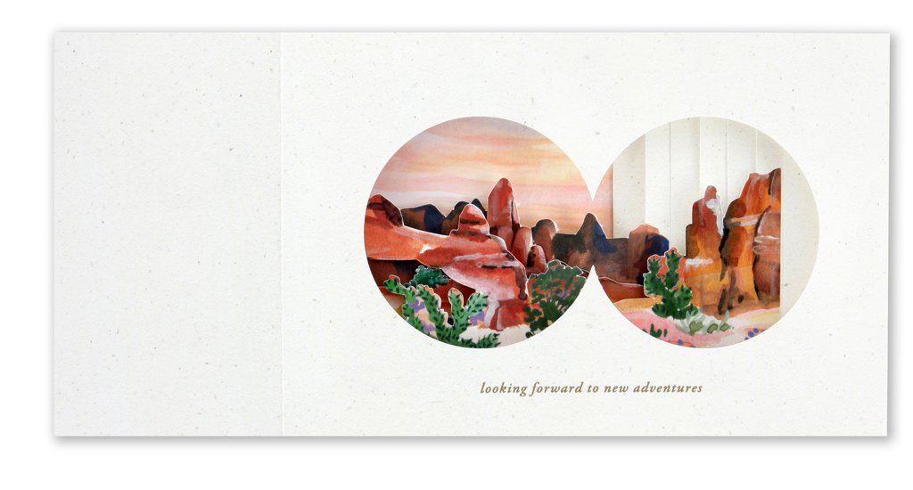Desert View Adventures Pop-Up Card