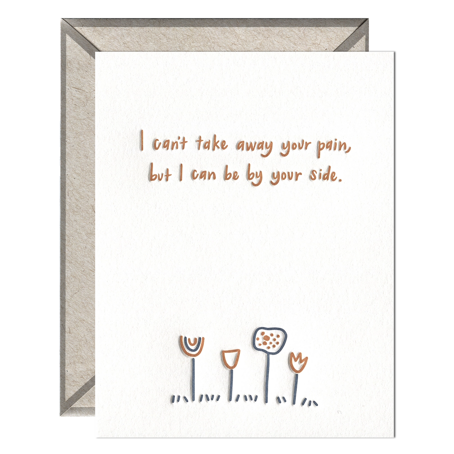 I'm by your side - Sympathy Card