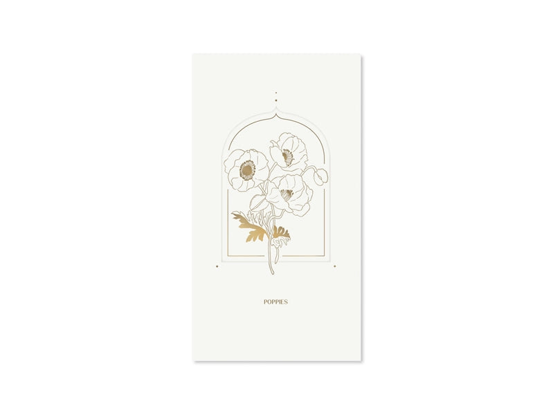 Poppies Pop-up Card