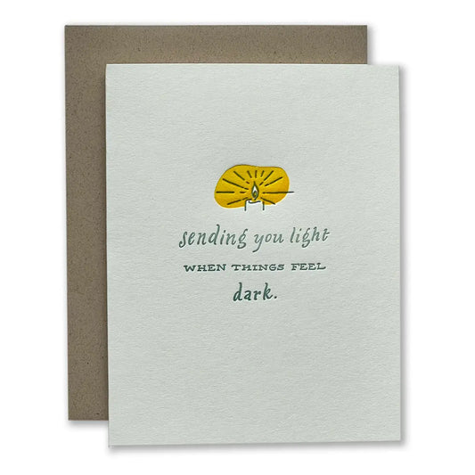 Sending you Light - Encouragement/Sympathy Card