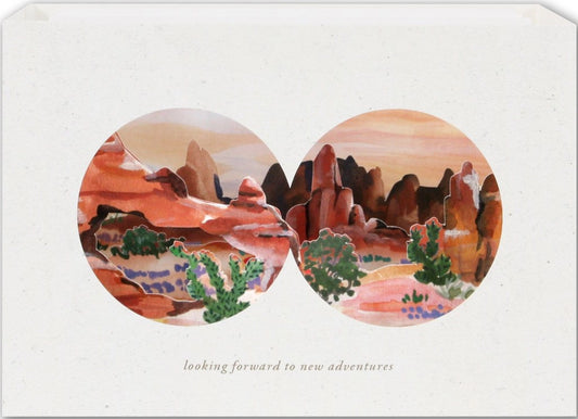 Desert View Adventures Pop-Up Card