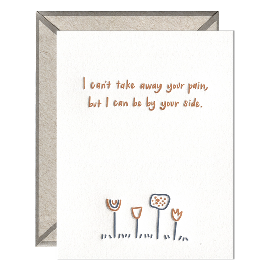 I'm by your side - Sympathy Card