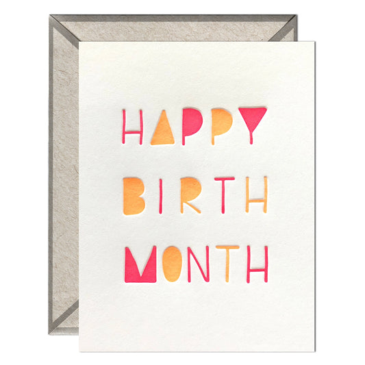 Happy Birth Month Birthday Greeting