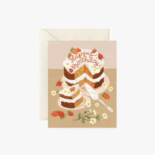 Happy Birthday - Strawberry Cake