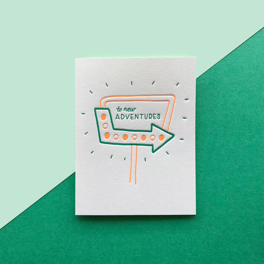 To New Adventures - Valentines/Love Card